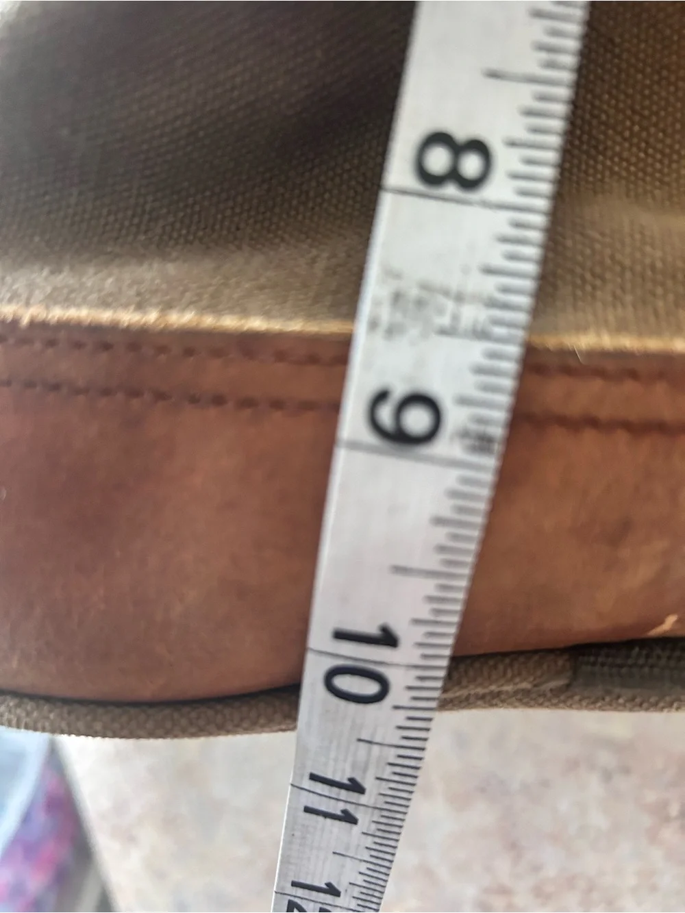 High Sierra Vintage Weathered Canvas/Leather Duffel Bag